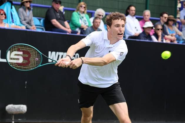 TENNIS - Eastbourne Open EASTBOURNE,ENGLAND,25.JUN.25 - TENNIS - ATP, Tennis Herren World Tour, Eastbourne Open. Image shows Ugo Humbert (FRA).  GEPAxpictures xAlanxGrieves