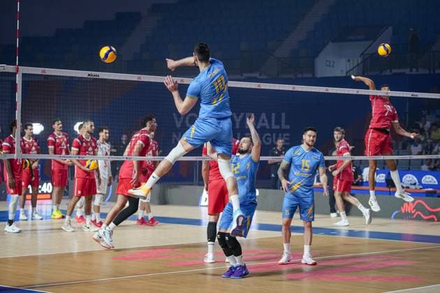 Volleyball - FIVB Men s Volleyball Nations League - Ukraine - France - 25.06.2025 Shchytkov, Yevstratov Bulgaria Copyright: xYulianxTodorovx