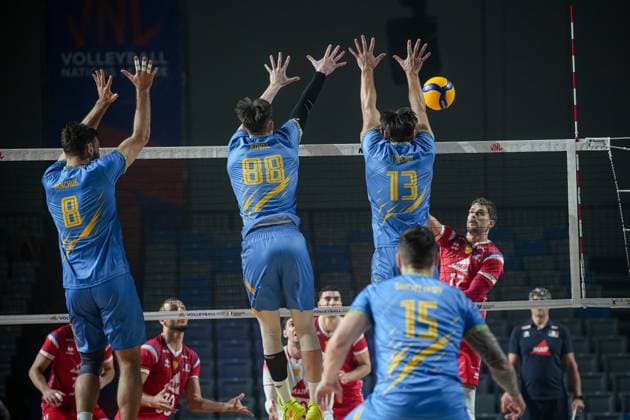 Volleyball - FIVB Men s Volleyball Nations League - Ukraine - France - 25.06.2025 Clevenot, Huetz Bulgaria Copyright: xYulianxTodorovx