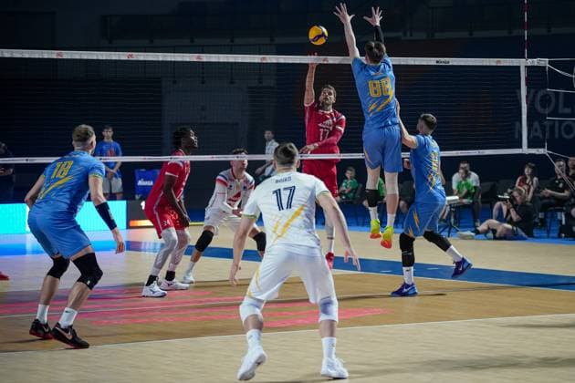 Volleyball - FIVB Men s Volleyball Nations League - Ukraine - France - 25.06.2025 Clevenot. Koval Bulgaria Copyright: xYulianxTodorovx