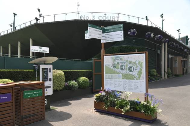 Wimbledon Tennis Championships - Practice Day LONDON, UNITED KINGDOM - JUNE 25: A general view of the All England, All England Lawn Tennis and Croquet Club ahead of the Wimbledon tennis championships in London, United Kingdom on June 25, 2025. Ray Tang Anadolu London United Kingdom. Editorial use only. Please get in touch for any other usage.  Copyright: x2025xAnadoluxRayxTangx
