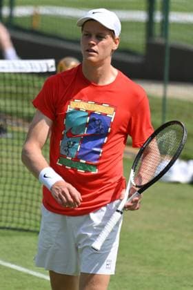 Wimbledon Tennis Championships - Practice Day LONDON, UNITED KINGDOM - JUNE 25: Italian tennis player Janick Sinner plays on the grass practice courts ahead of the Wimbledon tennis championships held at the All England, All England Lawn Tennis and Croquet Club in London, United Kingdom on June 25, 2025. Ray Tang Anadolu London United Kingdom. Editorial use only. Please get in touch for any other usage.  Copyright: x2025xAnadoluxRayxTangx