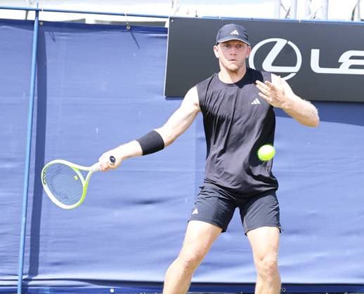 TENNIS - Eastbourne Open EASTBOURNE,ENGLAND,25.JUN.25 - TENNIS - ATP, Tennis Herren World Tour, Eastbourne Open. Image shows Alejandro Davidovich Fokina (ESP).  GEPAxpictures xAlanxGrieves