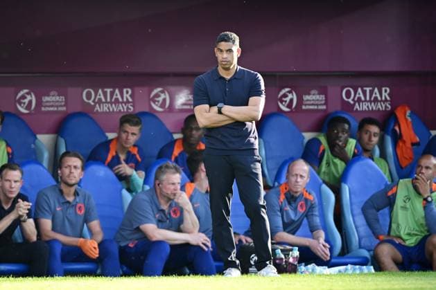 BRATISLAVA - Holland U21, U 21 coach Michael Reiziger at the National Football Stadium during the Under-21 European Championship, EM, Europameisterschaft semifinal between Young England and Young Orange. ANP xVIxANPxSportx xxANPxIVx 530485749 originalFilename: 530485749.jpg