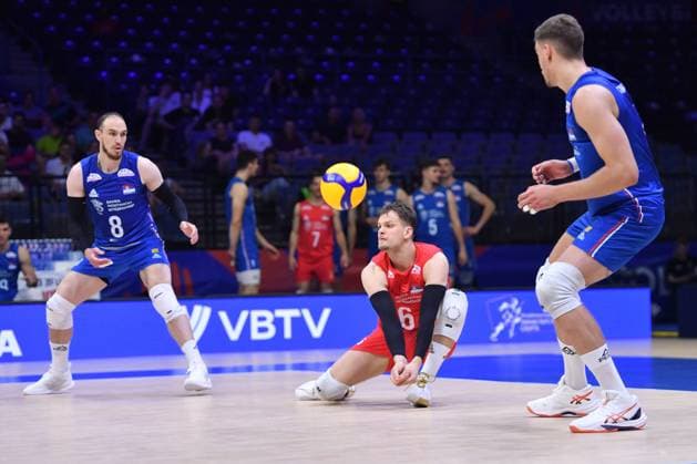 SERBIA vs IRAN VUKASIN RISTIC volleyball Serbia vs Iran VNL Volleyball nations league Beogradska arena hall, Belgrade 25.06.2025 Foto: VOLLEYBALL, FIVB VOLLEYBALL NATIONS LEAGUE, SERBIA, IRAN Belgrade Belgrade arena Serbia Copyright: xMarkoxMetlas xMNxPressx
