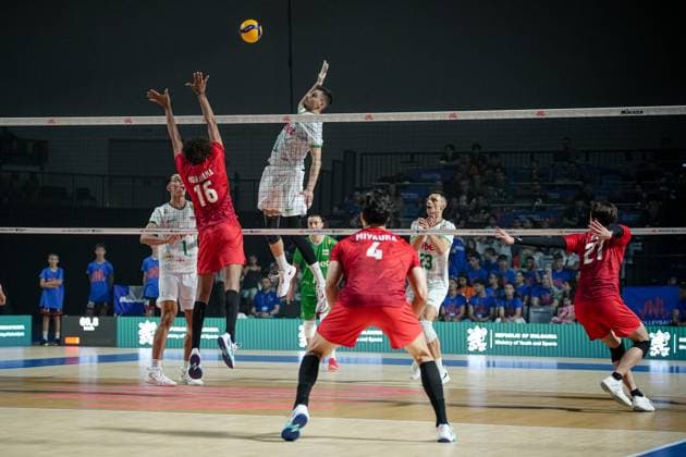 Volleyball - FIVB Men s Volleyball Nations League - Bulgaria - Japan - 25.06.2025 Aleks Grozdanov Bulgaria Copyright: xYulianxTodorovx