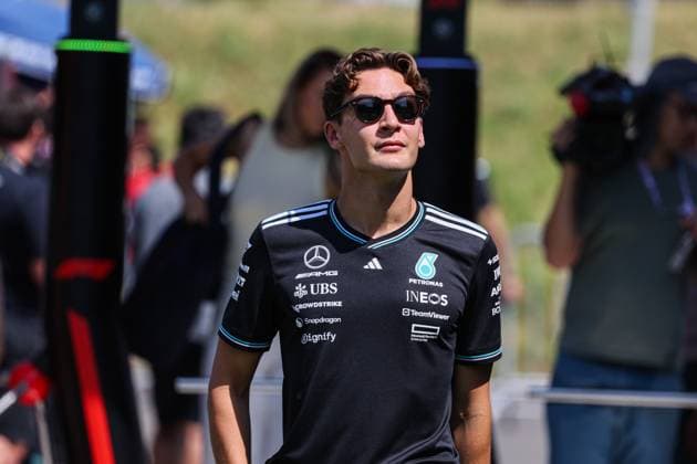 F1 - AUSTRIAN GRAND PRIX 2025 RUSSELL George (gbr), Mercedes AMG F1 Team W16, portrait during the Formula 1 MSC Cruises Austrian Grand Prix 2025, 11th round of the 2025 FIA Formula One World Championship, WM, Weltmeisterschaft from June 27 to 29, 2025 on the Red Bull Ring, in Spielberg, Austria - SpielbergAustria  Copyright: xANTONINxVINCENTx