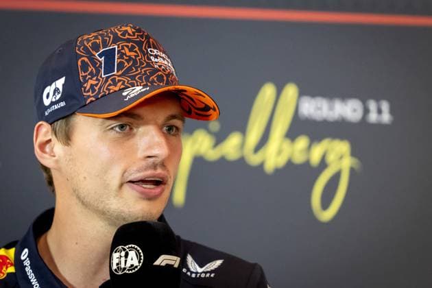 SPIELBERG - Max Verstappen (Red Bull Racing) during the press conference, PK, Pressekonferenz at the Red Bull Ring race track for the media day ahead of the Grand Prix of Austria. ANP SANDER KING xVIxANPxSportx xxANPxIVx 530523089 originalFilename: 530523089.jpg