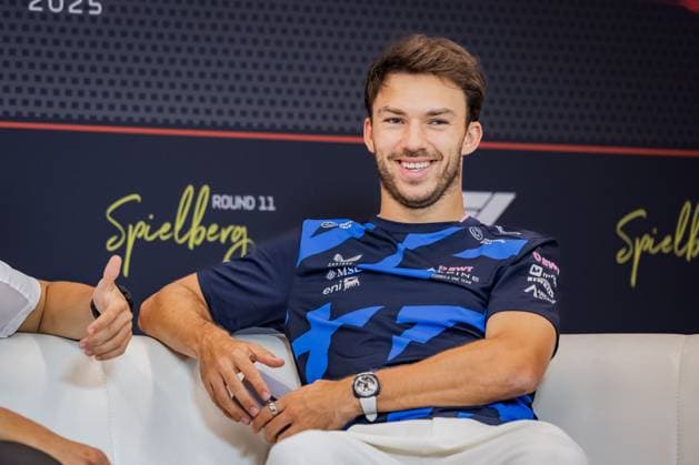 FORMULA 1 - GP of Austria 2025 SPIELBERG,AUSTRIA,26.JUN.25 - MOTORSPORTS, FORMULA 1 - Grand Prix of Austria, Red Bull Ring, preview, press conference, PK, Pressekonferenz Image shows Pierre Gasly (FRA Alpine).  GEPAxpictures xMatthiasxTrinkl