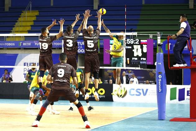 Volleyball, Copa America, Brazil - Venezuela