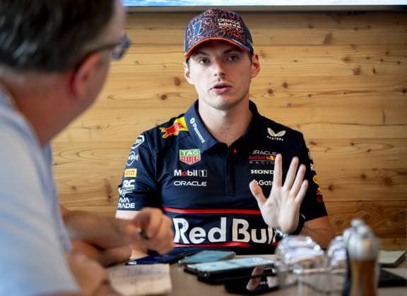 SPIELBERG - Max Verstappen (Red Bull Racing) speaks to the Dutch press at the Red Bull Ring race track for the media day ahead of the Grand Prix of Austria. ANP SANDER KING xVIxANPxSportx xxANPxIVx 530530550 originalFilename: 530530550.jpg