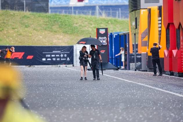 FORMULA 1 - GP of Austria 2025 SPIELBERG,AUSTRIA,26.JUN.25 - MOTORSPORTS, FORMULA 1 - Grand Prix of Austria, Red Bull Ring, preview. Image shows a feature with the paddock.  GEPAxpictures xManuelxBinder