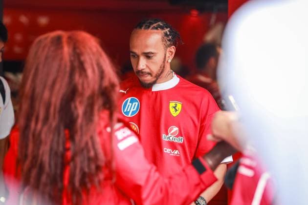 FORMULA 1 - GP of Austria 2025 SPIELBERG,AUSTRIA,26.JUN.25 - MOTORSPORTS, FORMULA 1 - Grand Prix of Austria, Red Bull Ring, preview. Image shows Lewis Hamilton (GBR Ferrari).  GEPAxpictures xManuelxBinder