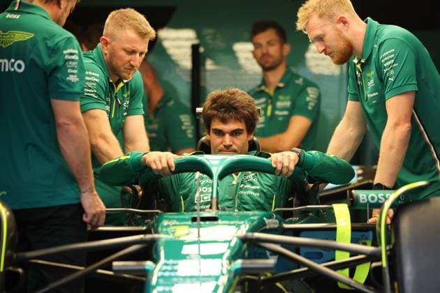 Lance Stroll Aston Martin Aramco Formula One Team, 18 , Media Day, Grand Prix of Austria, Motorsport, Men, Formula 1, 26 06 2025 Spielberg Styria Austria Copyright: xkolbert-press AnnikaxGrafx