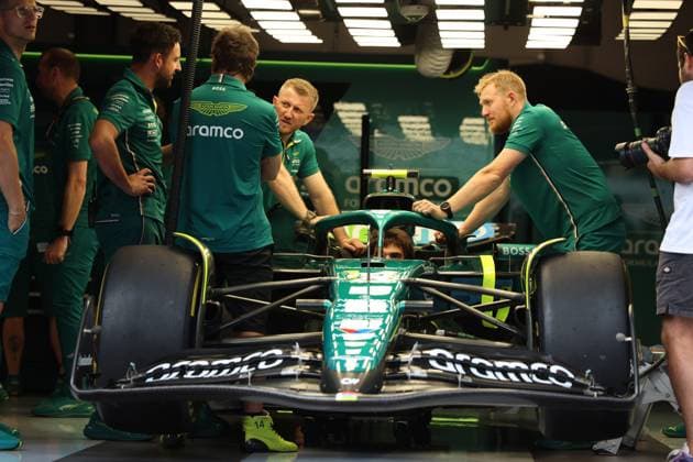 Lance Stroll Aston Martin Aramco Formula One Team, 18 , Media Day, Grand Prix of Austria, Motorsport, Men, Formula 1, 26 06 2025 Spielberg Styria Austria Copyright: xkolbert-press AnnikaxGrafx