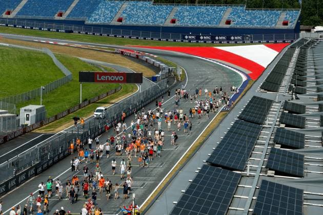 Fans, F1 Grand Prix of Austria at Red Bull Ring on June 26, 2025 in Spielberg, Austria Photo by HOCH ZWEI Spielberg Austria