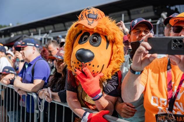 FORMULA 1 - GP of Austria 2025 SPIELBERG,AUSTRIA,26.JUN.25 - MOTORSPORTS, FORMULA 1 - Grand Prix of Austria, Red Bull Ring, preview. Image shows a fan of Max Verstappen (NED Red Bull Racing).  GEPAxpictures xMatthiasxTrinkl