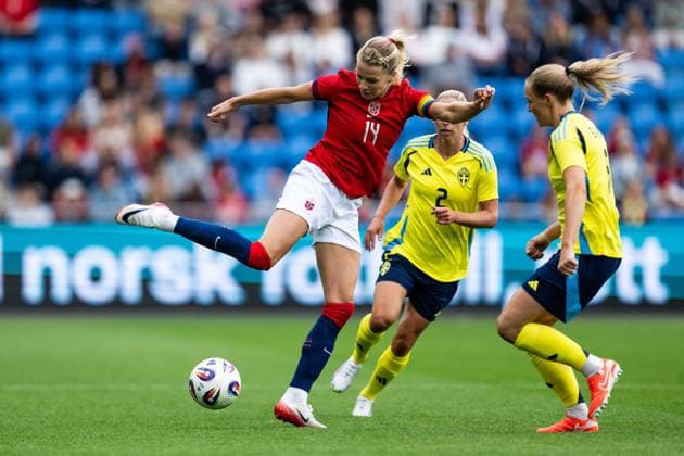 Football, Women, Test match, Norway - Sweden