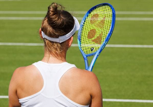Belgian Elise Mertens pictured in action during the afternoon training session the 2025 Wimbledon grand slam tennis tournament at the All England Tennis Club, in south-west London, Britain, Thursday 26 June 2025. BENOITxDOPPAGNE  x127858315x