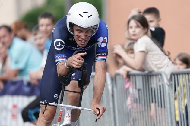 Cyclisme championnats nationaux 2025, National Championships 2025 26 06 2025, Cyclisme, Cycling, Championnats nationaux contre la montre, National Championships, Mertzig, Luxembourg, vl Kevin Geniets Groupama FDJ LUX