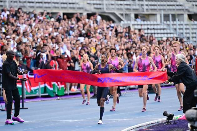 Bilder des Jahres 2025, Sport 06 Juni Sport Themen der Woche KW26 Sport Bilder des Tages ATHLETISME : Projet de Faith Kipyegon avec Nike - Paris - 26 06 2025 The NIKE BREAKING4 with Faith Kipyegon at Stade Charlety on June 26, 2025 in Paris, France. ( Photo by Dante Badano PSNewz ) - ParisFrance  Copyright: xx