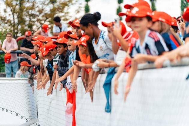 Winterthur, Switzerland, June 26th 2025: Switzerland Kids Fans during the Women s International Friendlies - Switzerland v Czech Republic at Stadium Schützenwiese in Winterthur, Zurich. (Mike Wiss SPP) Copyright: xMikexWissx xSPPx spp-en-MiWiSp-206