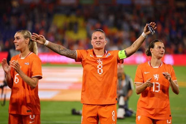 LEEUWARDEN , 26-06-2025 , Kooi Stadium , season 2025 2026 , friendly football , Netherlands - Finland (women), Netherlands player Sherida Spitse Netherlands - Finland (women)  x29905212x Copyright: