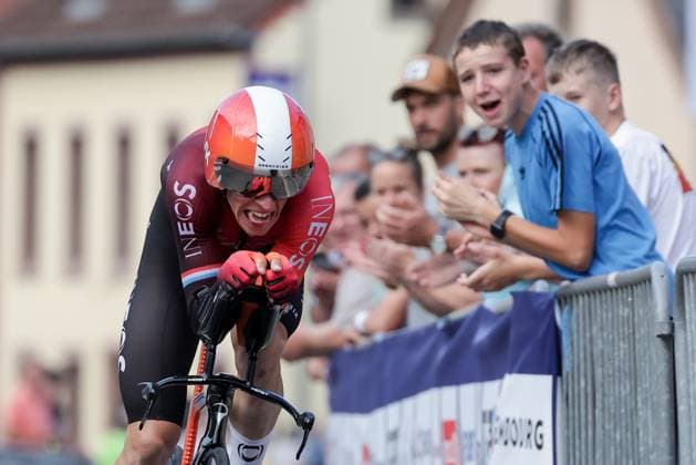 Bob Jungels 26 06 2025 Cycling, bike, season 2025 26 06 2025 National Championships, time trial Contre la Montre Mertzig