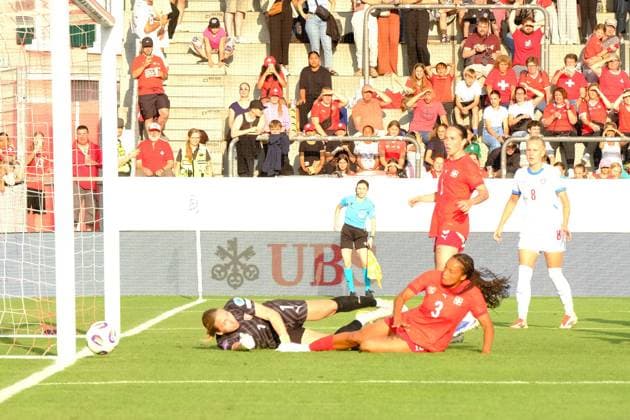 3 Leyla Wandeler (Lyon, FRA) makes her Swiss national team, Nationalteam debut - Friendy Switzerland vs Czeck Republic Winterthur Schützenwiese Zürich Schweiz Copyright: xSergioxBrunettix