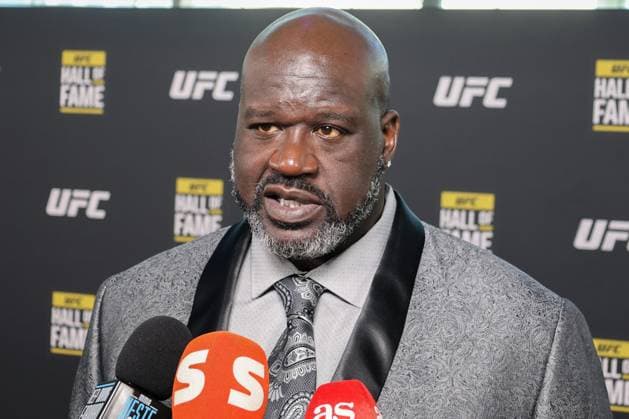 Sport Bilder des Tages Former American basketball player Shaquille O Neal speaks to the press during an event at the UFC Hall of Fame in Las Vegas, USA, 26 June 2025. Shaquille O Neal at the UFC Hall of Fame !ACHTUNG: NUR REDAKTIONELLE NUTZUNG!  Copyright: xOctavioxGuzmánx AME8987 20250627-55017248027_1
