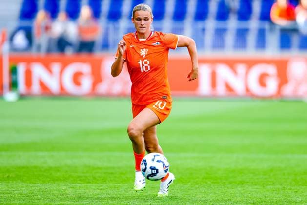 Fußball, Frauen, Länderspiel, Niederlande - Finnland LEEUWARDEN , 26-06-2025 , Kooi Stadium , season 2025 2026 , friendly football , Netherlands - Finland (women), Netherlands player Kerstin Casparij Netherlands - Finland (women)  x29910288x Copyright: