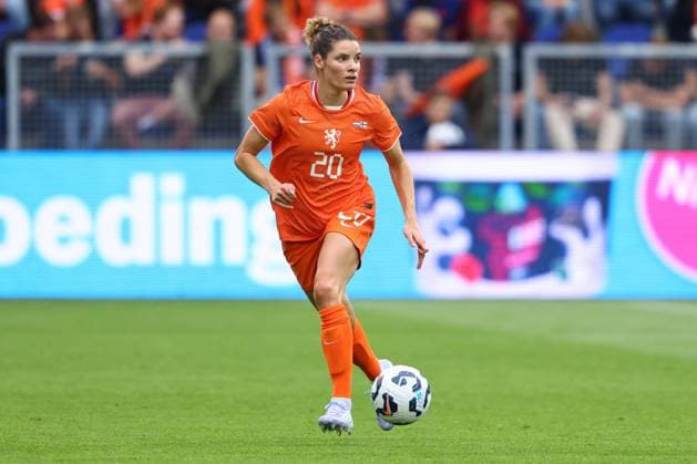 Fußball, Frauen, Länderspiel, Niederlande - Finnland LEEUWARDEN , 26-06-2025 , Kooi Stadium , season 2025 2026 , friendly football , Netherlands - Finland (women), Netherlands player Dominique Jansen Netherlands - Finland (women)  x29910335x Copyright: