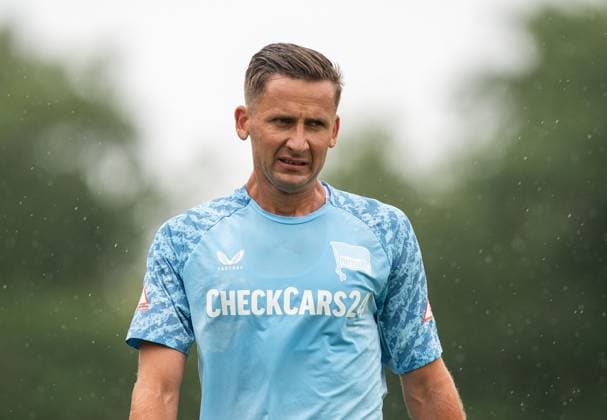 Soccer, Men, Season 2025 26, 2 Bundesliga, Hertha BSC, Training, Paul Seguin Hertha BSC , 27 06 2025, Copyright: xSebastianxRäppold MatthiasxKochx