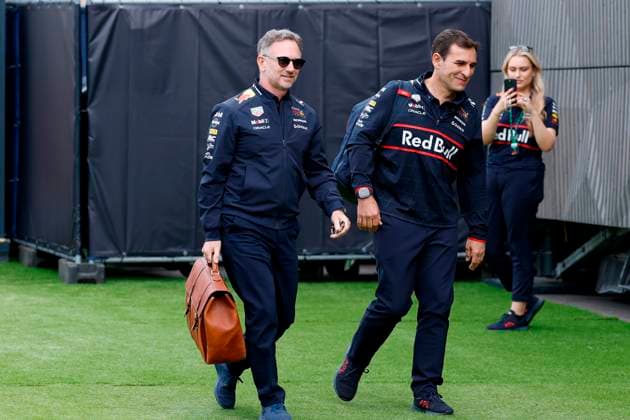 27 06 2025, xsvx, Motorsport FIA Formula 1, Austrian Grand Prix v l Team Principal Christian Horner Oracle Red Bull Racing FIA REGULATIONS PROHIBIT ANY USE OF PHOTOGRAPHS as IMAGE SEQUENCES and or QUASI VIDEO Zeltweg Spielberg