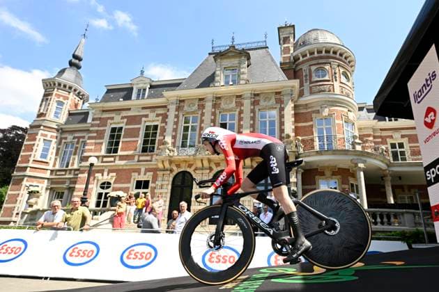 Belgian 2025 National Championship Brasschaat 27 06 2025 BRASSCHAAT, BELGIUM - JUNE 27 : Gielkens Esmée of Lotto Ladies during the Women Elite Individual Time Trial of the Belgian National Championships 2025 xxrd edition an UCI National Championships cycling race of 10 km with start in Bbbbb and finish in Brasschaat on June 27, 2025 in Brasschaat, Belgium, 27 06 2025 Brasschaat Belgium  Copyright: xJanxDexMeuleneirx