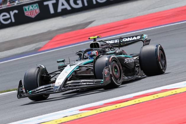Kimi Antonelli Mercedes AMG Petronas 12 , 1 Free Practice, Grand Prix of Austria, Motorsport, Men, Formula 1, 27 06 2025 Spielberg Styria Austria Copyright: xkolbert-press ChristianxKolbertx