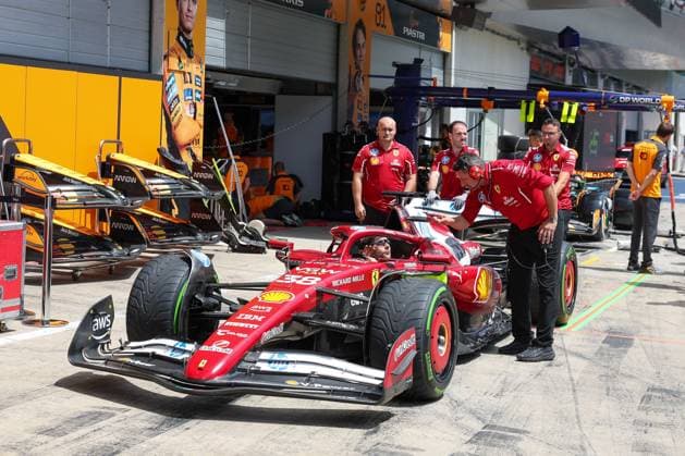 Test driver Dino Beganovic Scuderia Ferrari HP 38 , 1 Free Practice, Grand Prix of Austria, Motorsport, Men, Formula 1, 27 06 2025 Spielberg Styria Austria Copyright: xkolbert-press ChristianxKolbertx