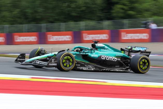 Lance Stroll Aston Martin Aramco 18 , 1 Free Practice, Grand Prix of Austria, Motorsport, Men, Formula 1, 27 06 2025 Spielberg Styria Austria Copyright: xkolbert-press ChristianxKolbertx