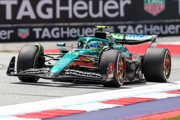 Fernando Alonso Aston Martin Aramco 14 , 1 Free Practice, Grand Prix of Austria, Motorsport, Men, Formula 1, 27 06 2025 Spielberg Styria Austria Copyright: xkolbert-press ChristianxKolbertx