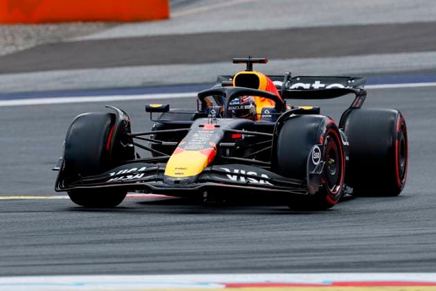 27 06 2025, xsvx, Motorsport FIA Formula 1, Austrian Grand Prix v l FP1 Max Verstappen Oracle Red Bull Racing starting number 1 FIA REGULATIONS PROHIBIT ANY USE OF PHOTOGRAPHS as IMAGE SEQUENCES and or QUASI VIDEO Zeltweg Spielberg