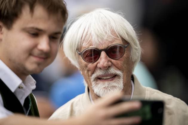 SPIELBERG - Bernard Ecclestone at the Red Bull Ring race track after the first free practice session leading up to the Austrian Grand Prix. ANP SANDER KING xVIxANPxSportx xxANPxIVx 530577898 originalFilename: 530577898.jpg