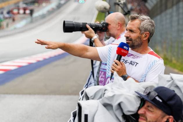 Timo Glock Sky F1 expert explains at the track, Austrian Grand Prix, Motorsport, Formula 1, 2025 season, 27 06 2025 Austrian Grand Prix, Motorsport, Formula 1, 2025 season, 27 06 2025 Copyright: xEibner-Pressefoto AlexanderxNeisx EP_ANS