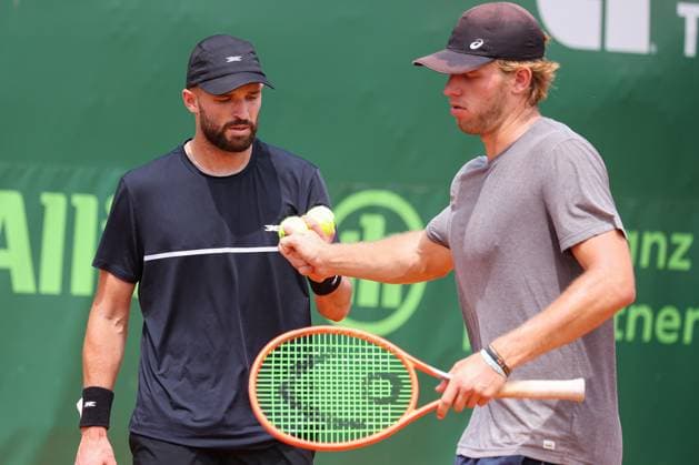 Matthew Christopher Ramos and Ryan Seggerman during 2025 ATP, Tennis Herren Challenger Milano, International Tennis match in Milan, Italy, June 27 2025  Copyright: xRobertaxCorradin IPAxSportx xipa-agency.netx xx IPA_59545831 IPA_Agency_IPA59545831