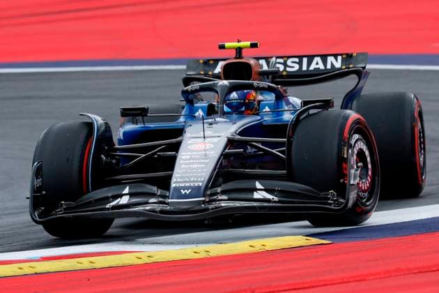 27 06 2025, xsvx, Motorsport FIA Formula 1, Austrian Grand Prix v l FP1 Carlos Sainz Williams Racing start number 55 FIA REGULATIONS PROHIBIT ANY USE OF PHOTOGRAPHS as IMAGE SEQUENCES and or QUASI VIDEO Zeltweg Spielberg