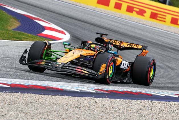 Oscar Piastri McLaren Formula 1 Team 81 , 1 Free Practice, Grand Prix of Austria, Motorsport, Men, Formula 1, 27 06 2025 Spielberg Styria Austria Copyright: xkolbert-press ChristianxKolbertx