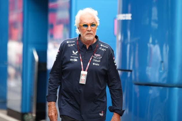 Flavio Briatore Team Principal, BWT Alpine Formula One Team , Free Practice 1, FP1, Free Practice 1, Grand Prix of Austria, Motorsport, Men, Formula 1, 27 06 2025 Spielberg Styria Austria Copyright: xkolbert-press AnnikaxGrafx