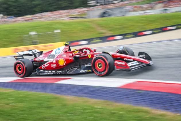 FORMULA 1 - GP of Austria 2025 SPIELBERG,AUSTRIA,27.JUN.25 - MOTORSPORTS, FORMULA 1 - Grand Prix of Austria, Red Bull Ring, free practice. Image shows Lewis Hamilton (GBR Ferrari).  GEPAxpictures xManuelxBinder