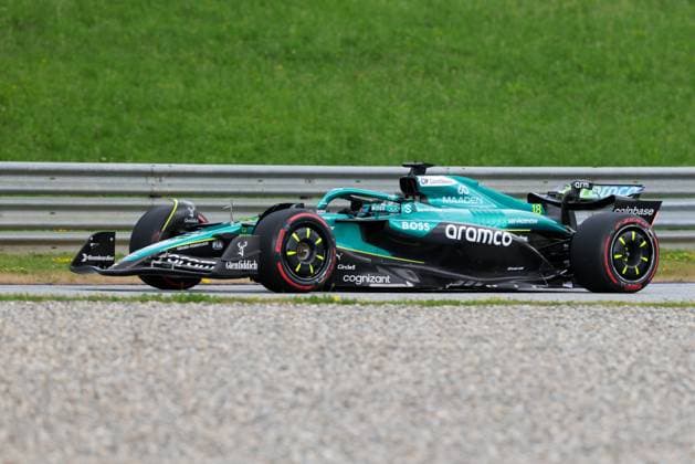 Lance Stroll Aston Martin Aramco 18 , 1 Free Practice, Grand Prix of Austria, Motorsport, Men, Formula 1, 27 06 2025 Spielberg Styria Austria Copyright: xkolbert-press ChristianxKolbertx