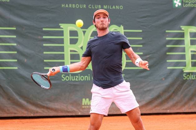 TENNIS - Internazionali di Tennis - 2025 ATP, Tennis Herren Challenger Milano George Goldhoff and Ray Ho during 2025 ATP Challenger Milano, International Tennis match in Milan, Italy, June 27 2025 Milan Italy  Copyright: xIPAxSport ABACAx
