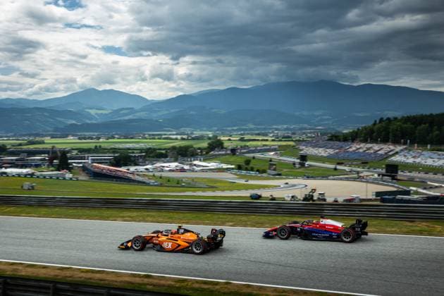 AUTO - FORMULA 2 2025 - AUSTRIA 06 VERSCHOOR Ricard (nld), MP Motorsport, Dallara F2 2024, 22 MEGUETOUNIF Sami (fra), Trident, Dallara F2 2024, action during the 7th round of the 2025 FIA Formula 2 Championship from June 27 to 29, 2025 on the Red Bull Ring, in Spielberg, Austria - SpielbergAustria  Copyright: xANTONINxVINCENTx